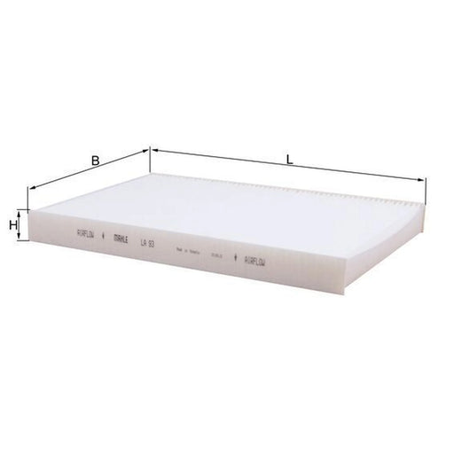 Mahle Cabin Air Filter (Pollen Filter) LA 93