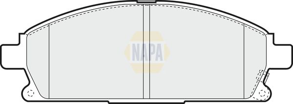 NAPA Front Brake Vented Discs & Pads fits NISSAN