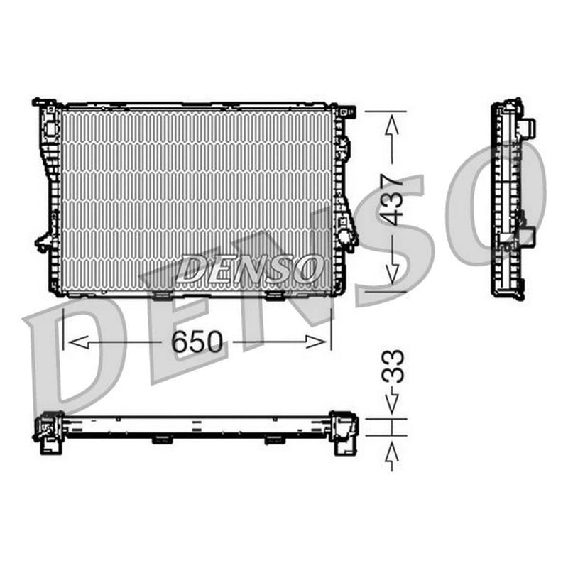 Denso Engine Radiator DRM05067