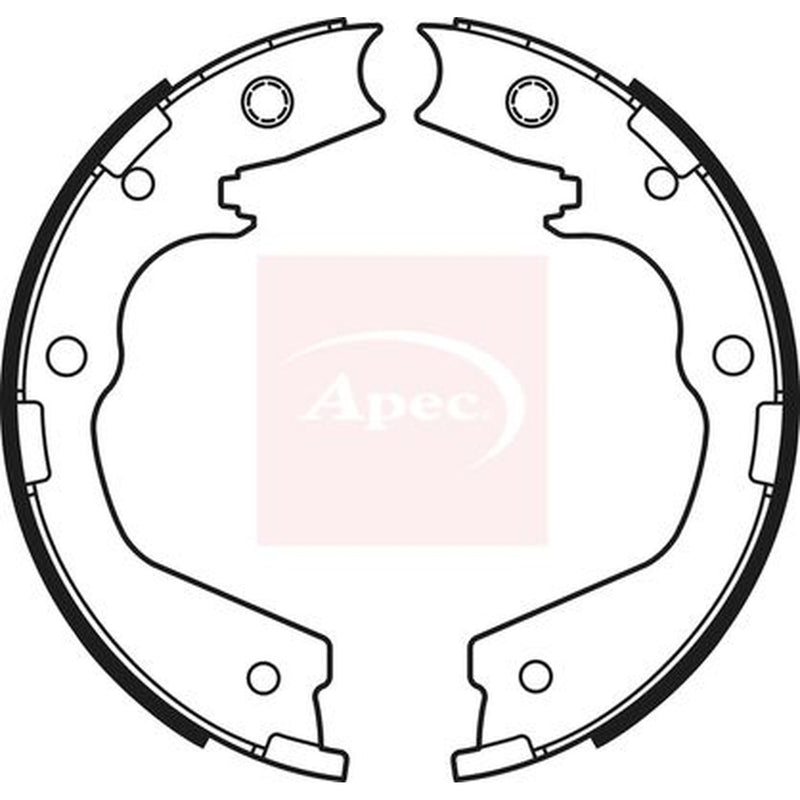 Apec Parking Brake Shoe Set SHU742