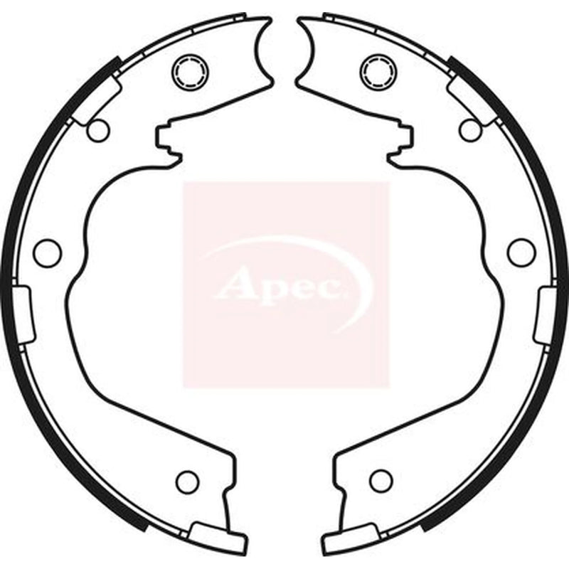 Apec Parking Brake Shoe Set SHU742