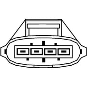 Hella O2 Lambda Oxygen Sensor before catalytic converter 6PA 009 166-501