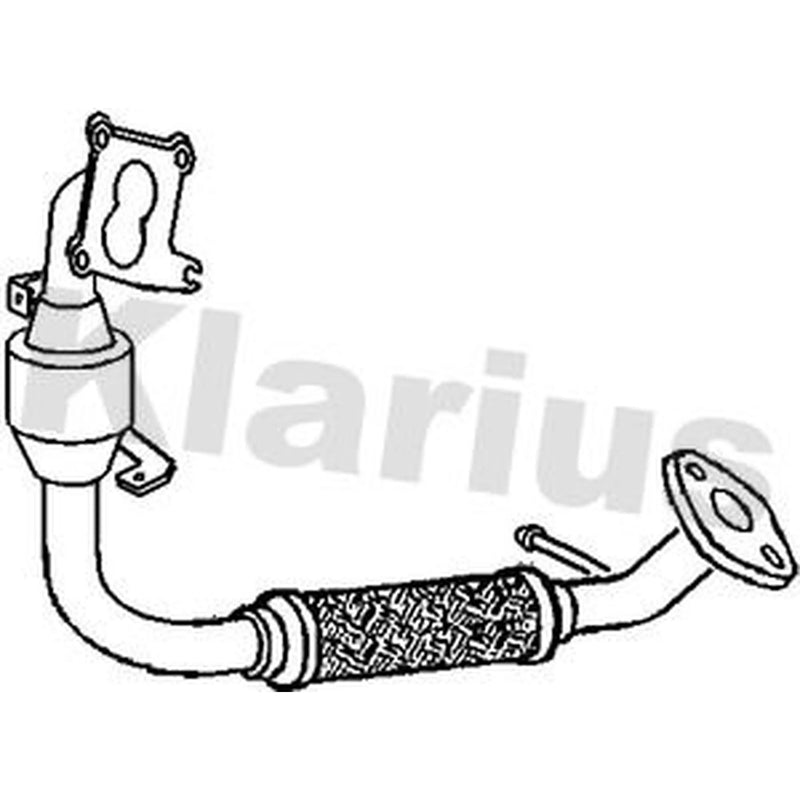 Klarius Catalyst Type Approved With Pipe Front 321698