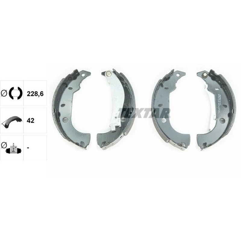 Textar Brake Shoe Set Axle Kit 91037000