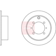 Apec 2 x Solid Rear Brake Discs DSK2045