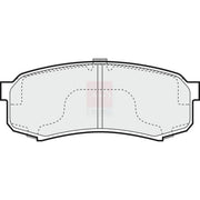 Apec Rear Brake Pad Set PD3386