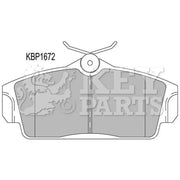 Key Parts 4 x Front Brake Pad Set KBP1672