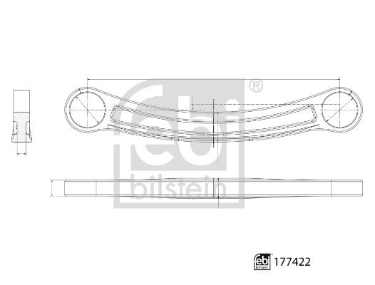 Febi Wheel Suspension Rod/Strut Rear Upper