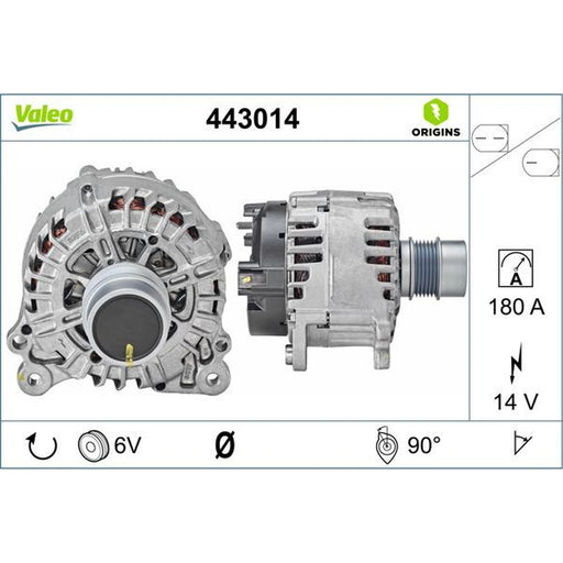 Valeo Car Alternator 12V 443014