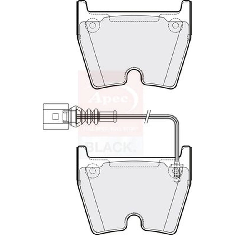 Apec Front Brake Pad Set PAD2121B