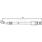 Apec Brake Hydraulic Hose Line Front HOS3445