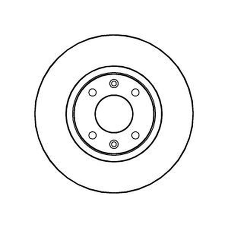 Abtex 2 x Vented Front Brake Discs BD835V