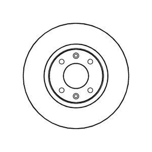 Abtex 2 x Vented Front Brake Discs BD835V
