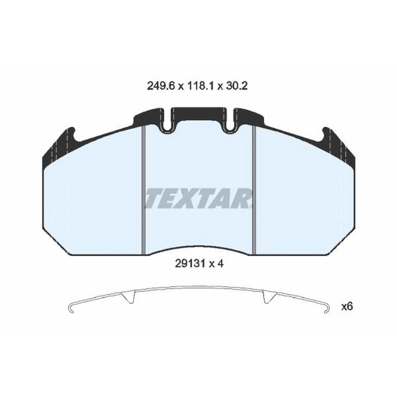 Textar Front Brake Pad Set 2913103