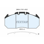 Textar Front Brake Pad Set 2913105