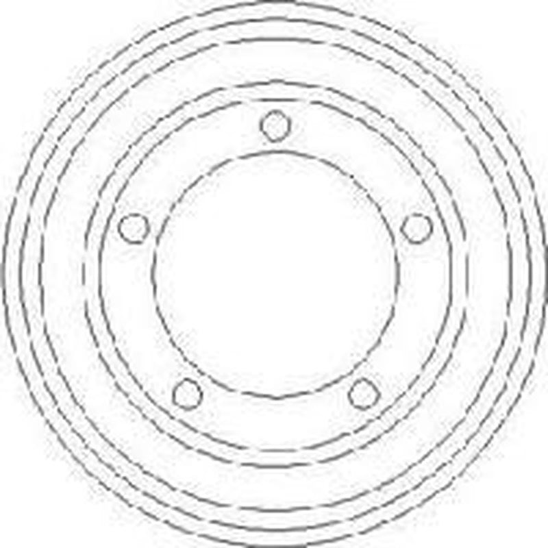 Abtex Brake Drum Assembly Rear BDM911