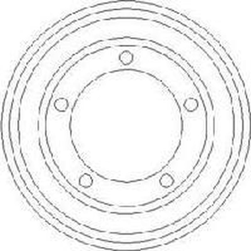 Abtex Brake Drum Assembly Rear BDM911