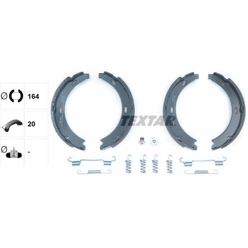 Textar Parking Brake Shoe Set 91057100