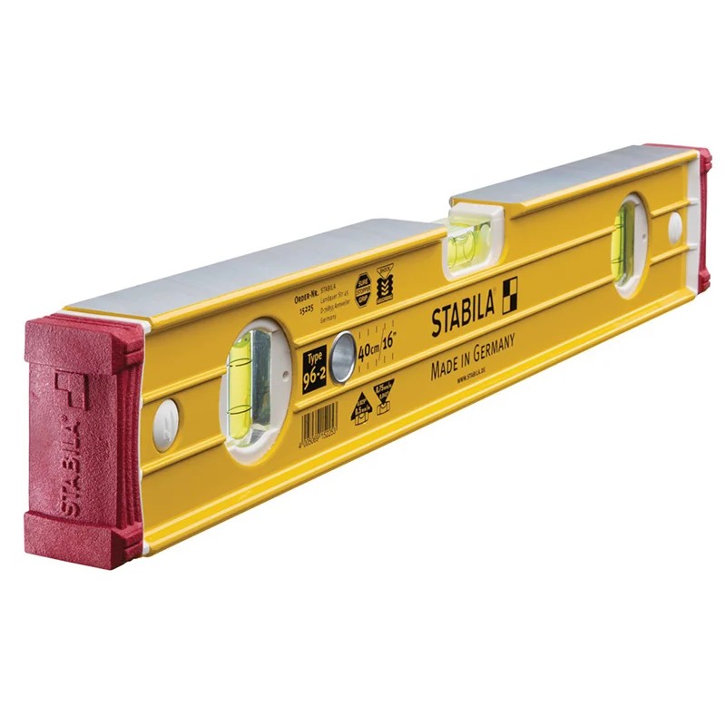 Stabila 96-2-40 Spirit Level 3 Vial 15225 40cm - 15225
