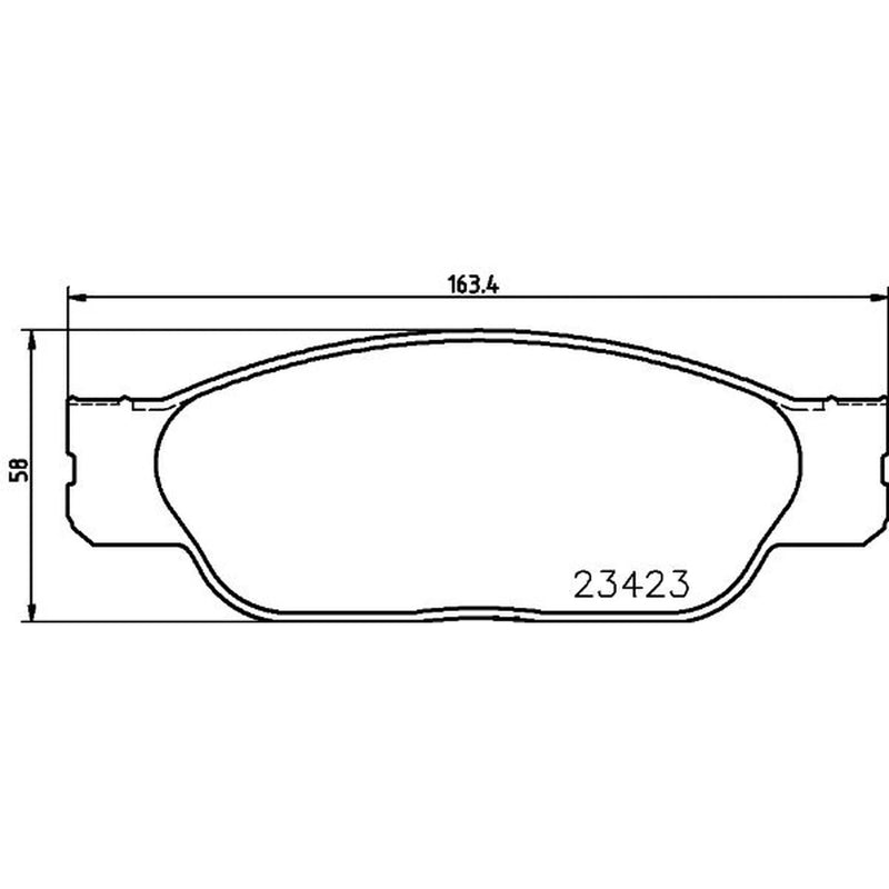 DON Front Brake Pad Set PCP2147