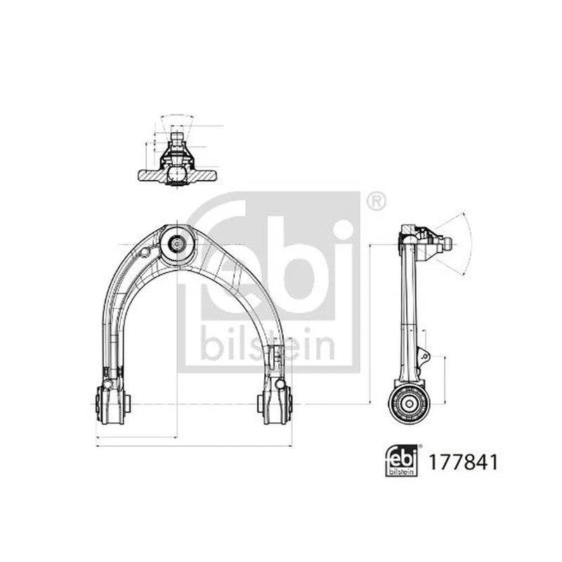 Febi Control/Trailing Arm Front Right 177841