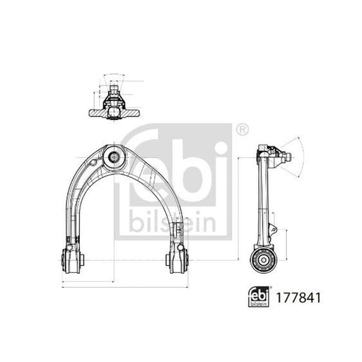 Febi Control/Trailing Arm Front Right 177841