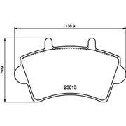 Mintex Front Brake Pad Set MDB2268