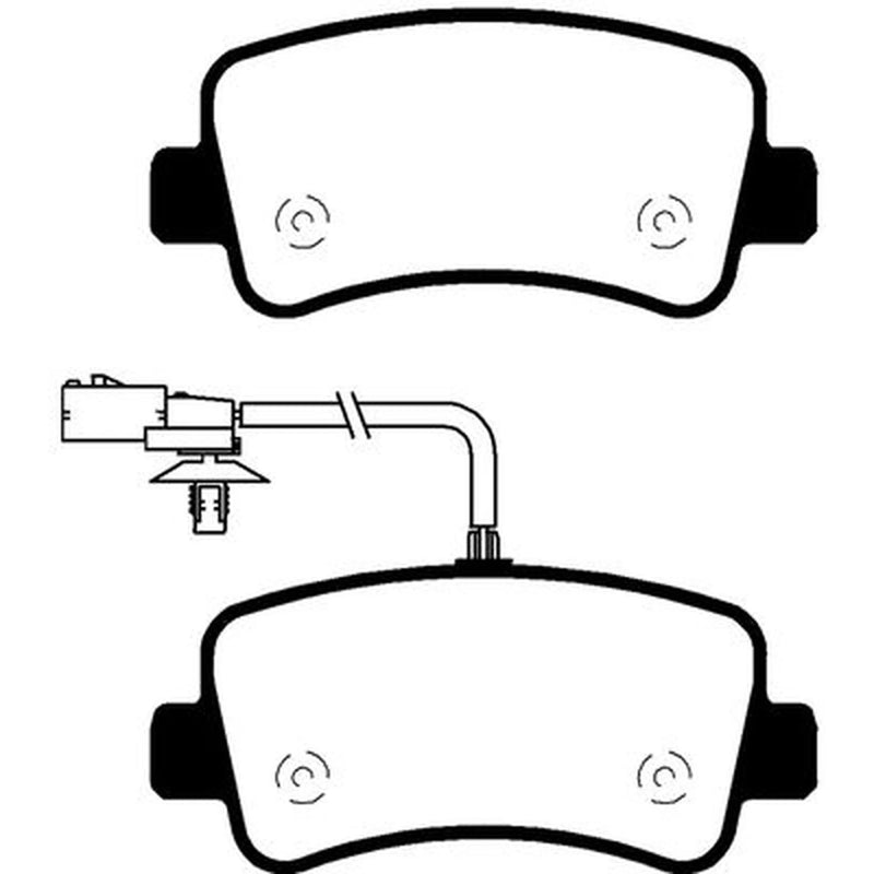 Abtex Rear Brake Pad Set PLU2131