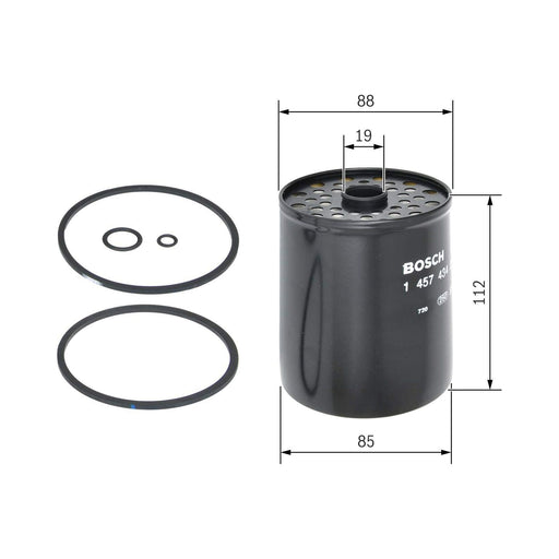 Genuine Bosch Car Fuel Filter N4200 Fits Peugeot 205 - 1.8 - 87-98 1457434200 Bosch  - Town Parts