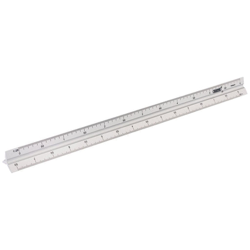 Draper Aluminium Triangle Scale Rule, 300mm 17686 Draper  - Town Parts