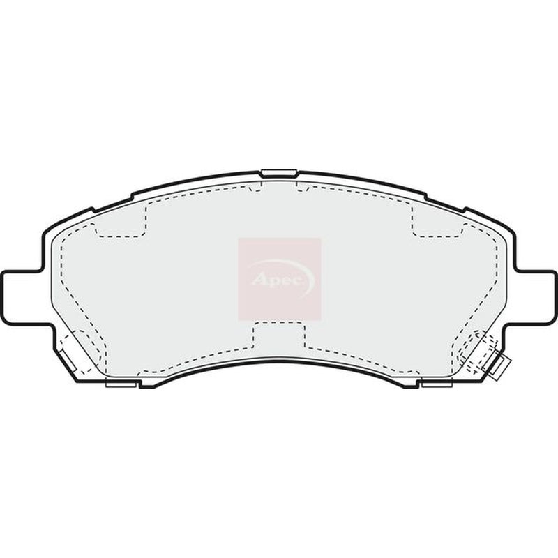 Apec Front Brake Pad Set PAD1097