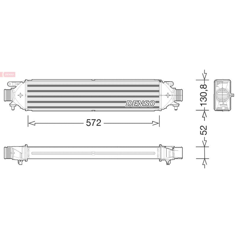 Denso Intercooler (Charge Air Cooler) DIT09122
