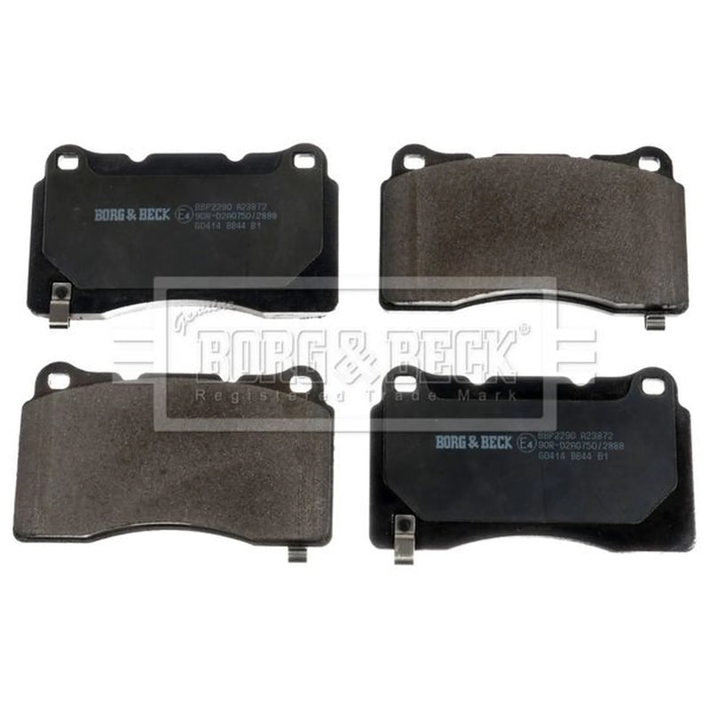 Borg & Beck 4 x Front Brake Pad Set BBP2290