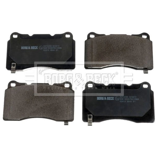 Borg & Beck 4 x Front Brake Pad Set BBP2290