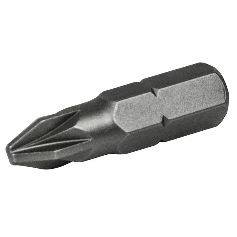 Faithfull Pozi S2 Grade Steel Screwdriver Bits PZ1 x (Pack 3) 25-50mm