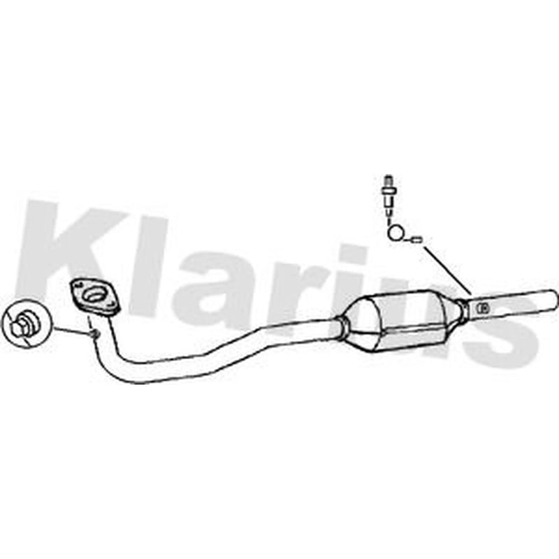 Klarius Catalyst Type Approved With Pipe 322822