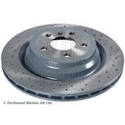 Blue Print 2 x Perforated/Vented Rear Brake Discs ADU174386