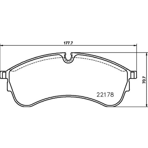Mintex Front Brake Pad Set MDB4005
