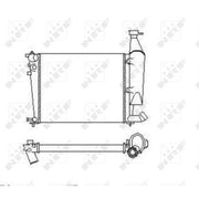 NRF Engine Radiator 54676