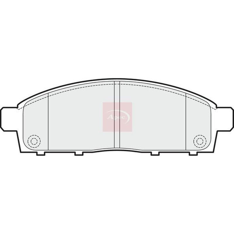 Apec Front Brake Pad Set PAD1519