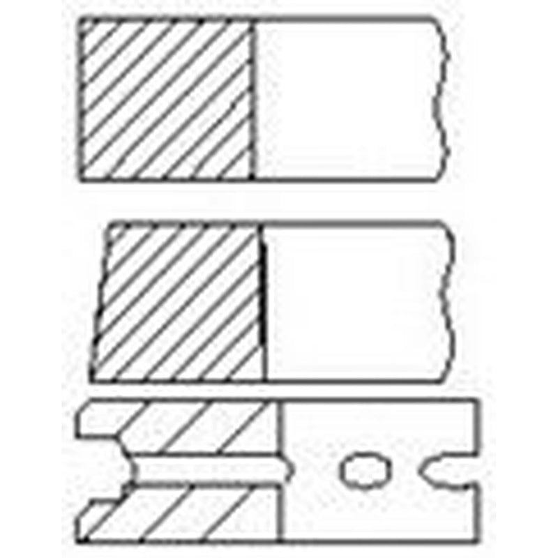 FAI Piston Ring Kit (1CYL) PR48-000 71752645 PR48-000