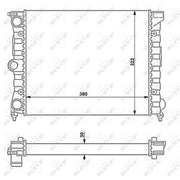 NRF Engine Radiator 58696