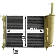 Mahle Engine Radiator CR 2005 000P