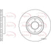 APEC Brake Disc (Front) (Single) DSK3787 fits Jeep Apec  - Town Parts