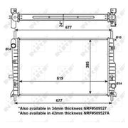 NRF Engine Radiator 56135