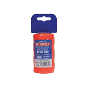 Faithfull Hi-Vis Nylon Brick Line 100m (330ft) Orange - FAIBLHVO