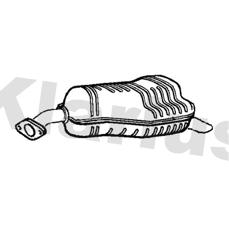 Klarius Box With Tail Pipe Rear KA77W