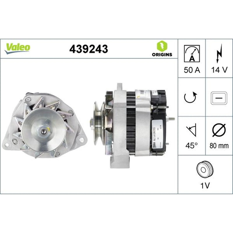 Valeo Car Alternator 12V 439243