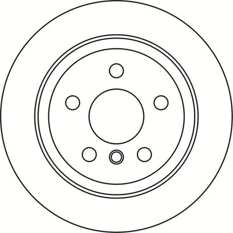 Abtex 2 x Vented Rear Brake Discs BD1902S