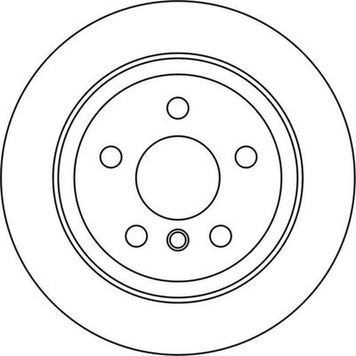Abtex 2 x Vented Rear Brake Discs BD1902S